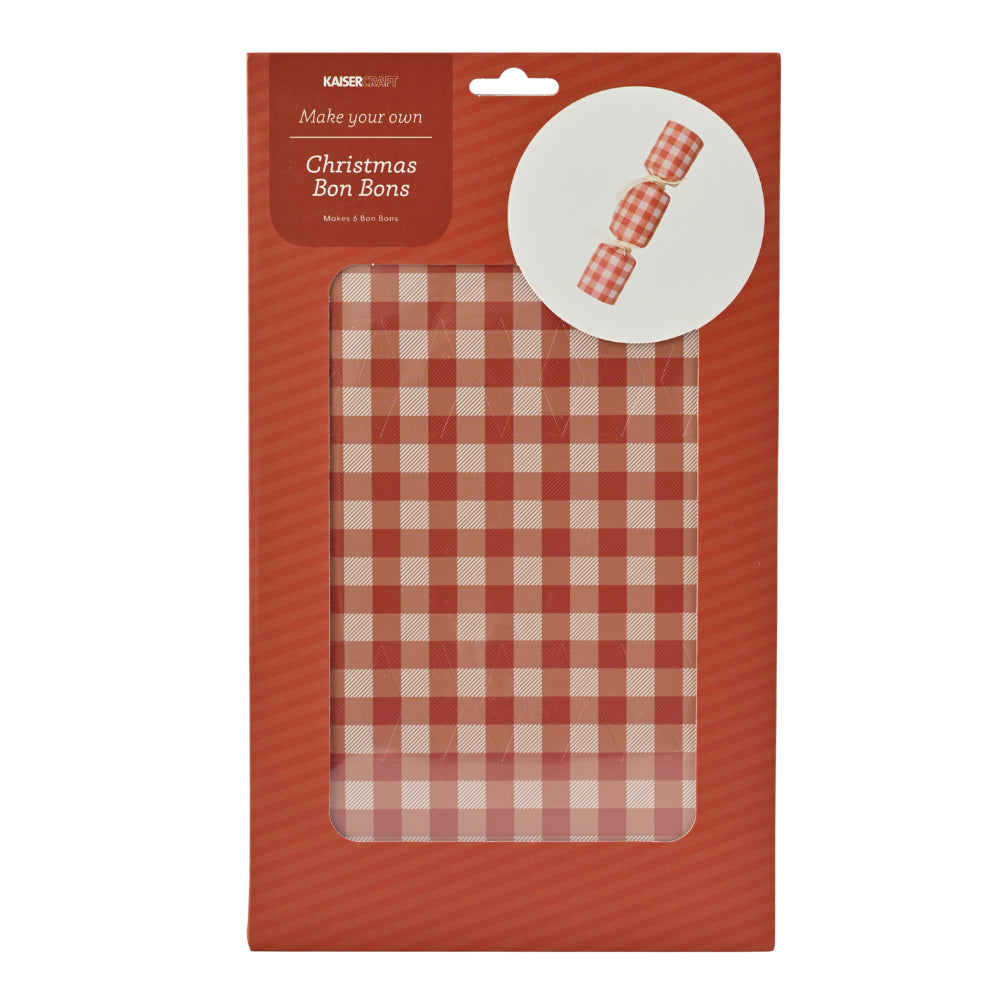 Christmas Make Your Own Bon Bons - Gingham
